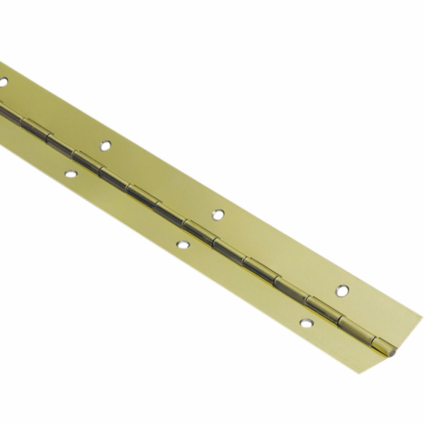Hettich Tyčový pant 600 mm x 20 mm ocel, mosazný povlak
