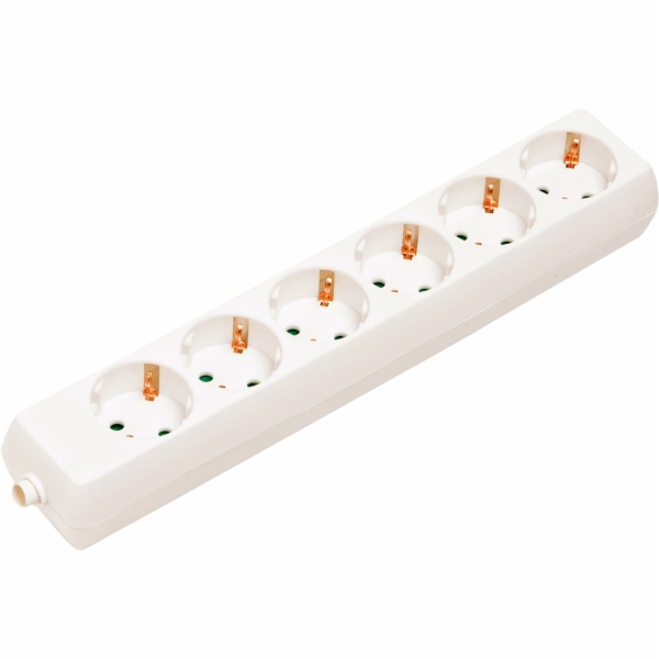 Sonstige 6-pólový bezpečnostní prodlužovací kabel, bílý