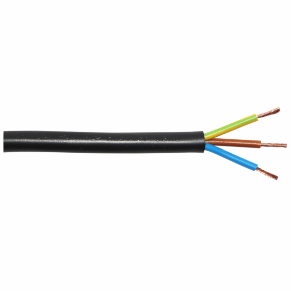 Sonstige Hadicový kabel H03VV-F 3 x 0,75 Černá 25 m
