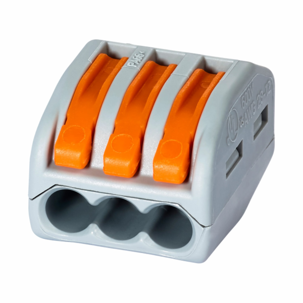 Wago Páková svorkovnice 0,08 mm - 4 mm 3-pólová 10 kusů