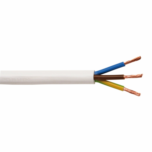 Sonstige Hadicový kabel H03VV-F 3 x 0,75 bílý 10 m