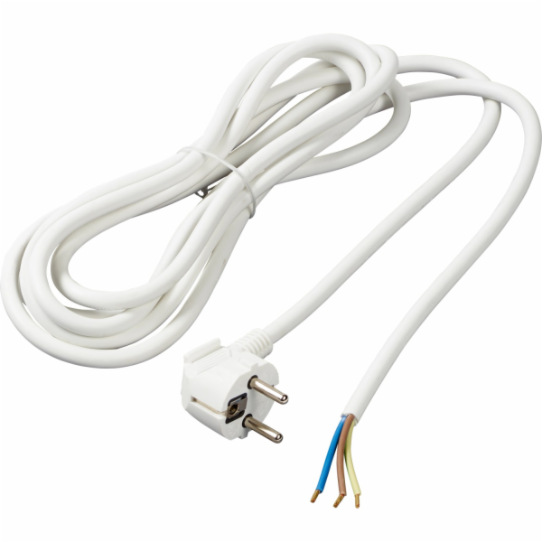 Sonstige Napájecí kabel se zástrčkou, 3 m, bílý