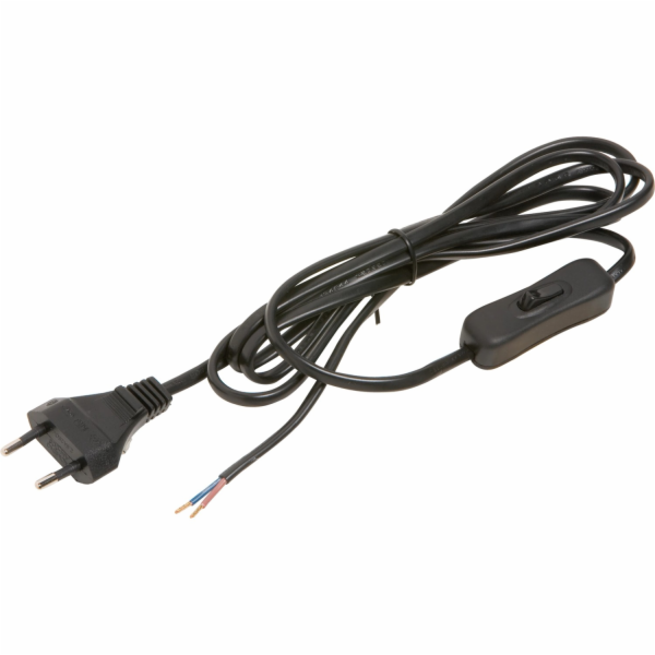 Sonstige Napájecí kabel s vypínačem a euro zástrčkou, čer...