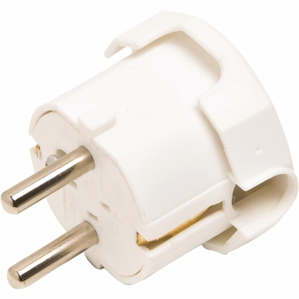 Sonstige Ochranný kontakt plochá zástrčka bílá