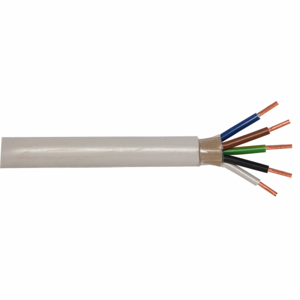 Sonstige Opláštěný kabel NYM-J 5 x 2,5 šedý 10 m