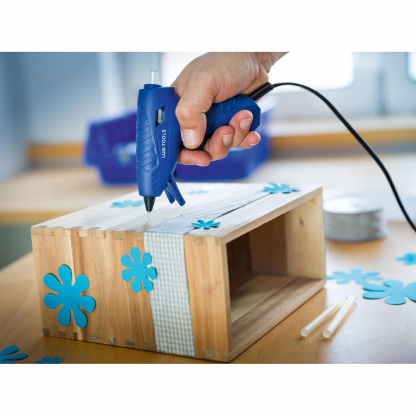 LUX-TOOLS Tavné lepidlo v kartuších, průhledné, O 7 mm, 1...