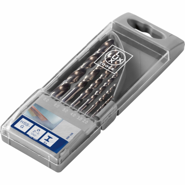 LUX-TOOLS Sada vrtáků HSS-G , 6dílná