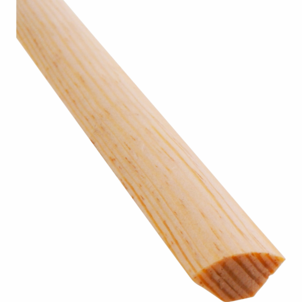 Döllken Profiles Čtvrtkruh borovicový 10 mm x 10 mm délka...