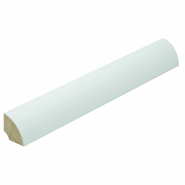 Döllken Profiles Čtvrtkulatý tvar 22 mm x 22 mm Bílý lak