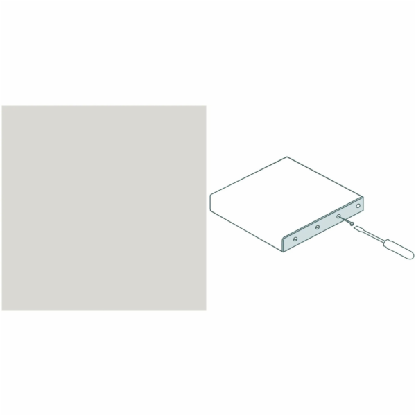 Sonstige Ochranná koncová lišta 60 cm stříbrná