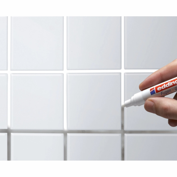 EDDING Special Marker 8200, fix na spáry, bílý, pro kutily