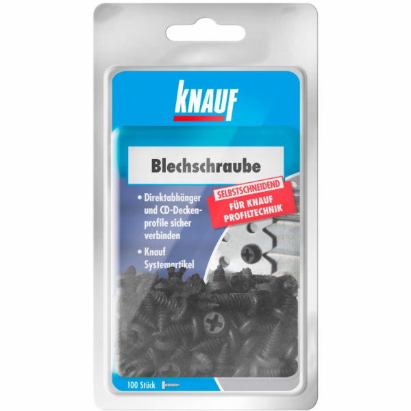 Knauf Šrouby do sádrokartonu LB 3,5 mm x 9,5 mm 100 kusů