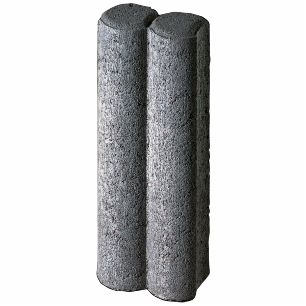 Kann Kulaté palisády 2-prvkové antracitové 25 x 10 x 6 cm