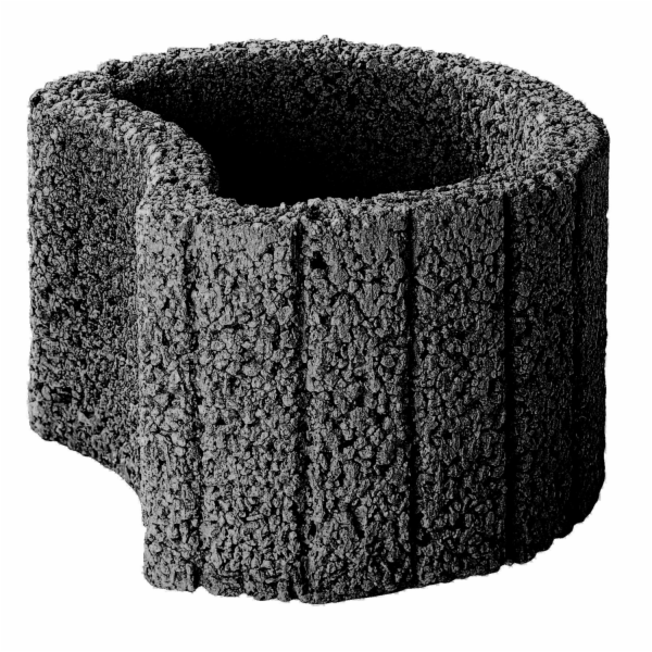 Kann Rostlinný kruh malý antracit 35 cm x 20 cm