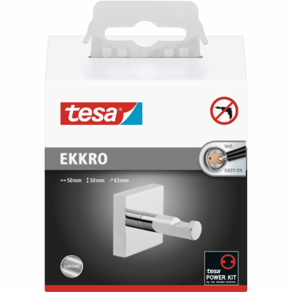 Tesa Háček na kabáty Ekkro, chromovaný