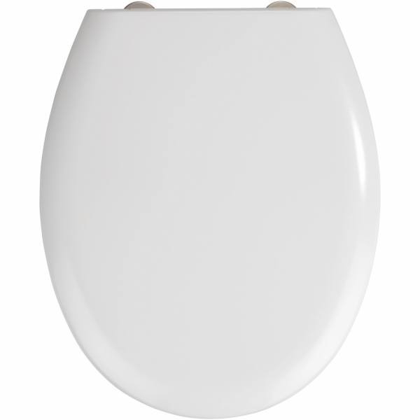 Wenko WC sedátko Rieti bílé, snadno se zavírá