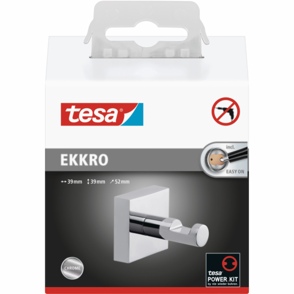 Tesa Chromovaný věšák na ručníky Ekkro