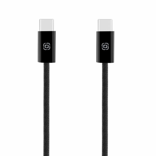 OBAL:ME Super Fast USB-C/USB-C Pletený kabel 60W 1m Black
