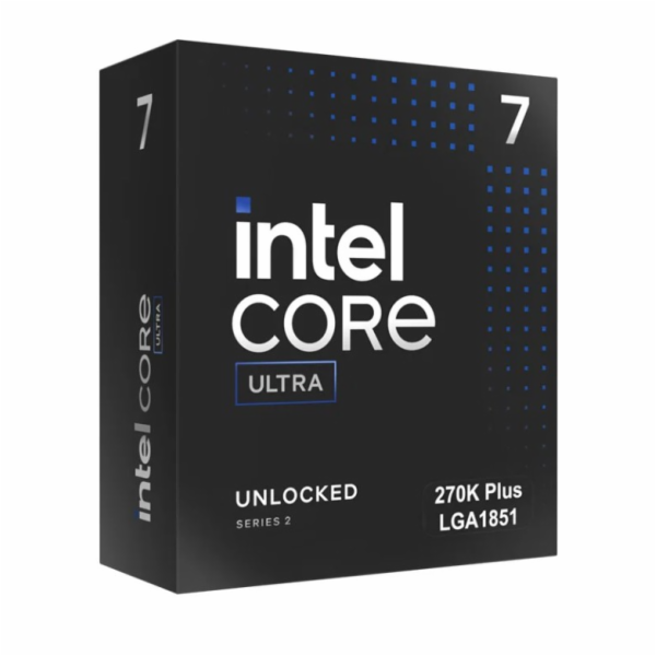 CPU INTEL Core Ultra 7 270K Plus, až 5.5GHz, 36MB L3, LGA...
