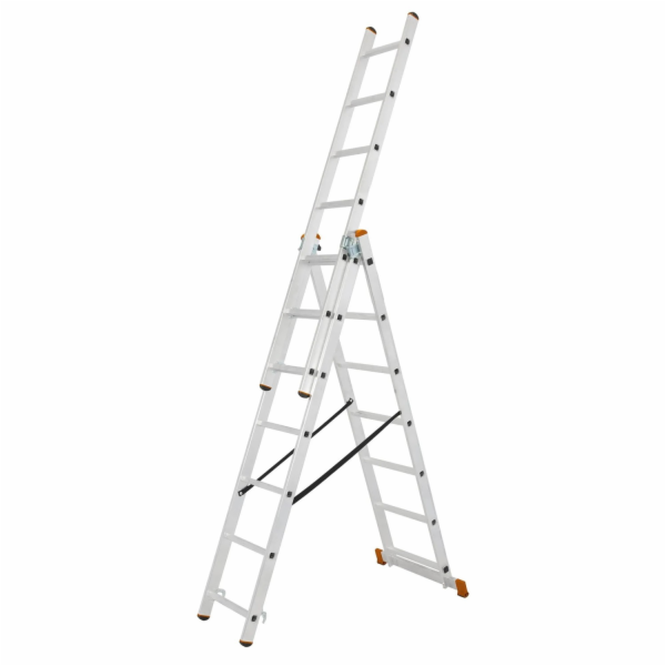 Sonstige Víceúčelový žebřík 3 x 7 příček, přírodní hliník...