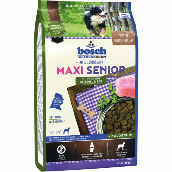 Bosch Pets Special Dog Food Maxi Senior Drůbeží a rýže 2,...