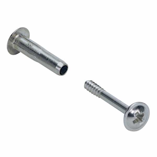 Hettich Spojovací šroub M6 30 mm - 42 mm poniklovaný 4 ks.
