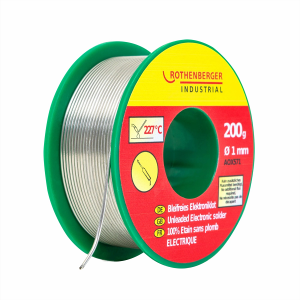 Rothenberger Bezolovnatá pájka pro elektroniku 200 g 1 mm...
