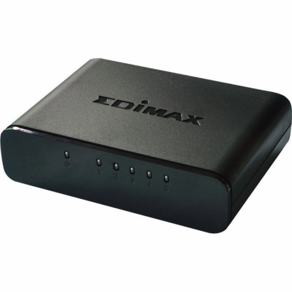 Edimax 5x 10/100Mbps Switch, Desktop, černý, možnost USB ...