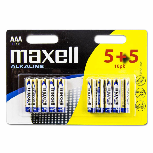 baterie Maxell 1,5  AAA  10-pack  blistr