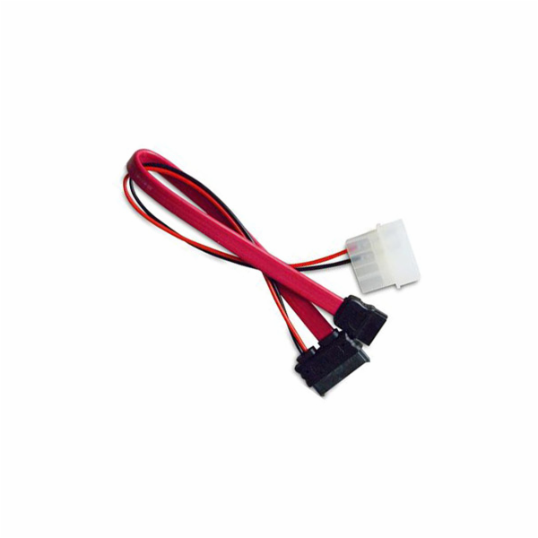 AKASA kabel SATA kombinovany kabel pro připojení slim DVD...
