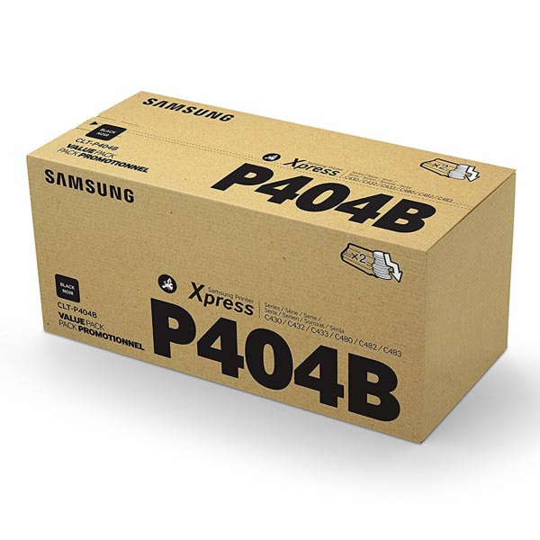 HP - Samsung CLT-P404B 2-pk Blk Toner Crtg (1,500 / 1,500...