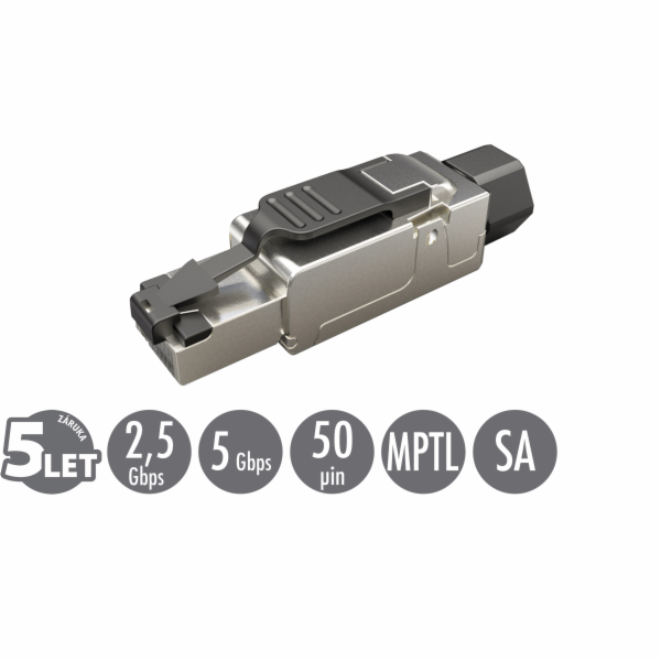Konektor MPTL univerzální RJ45 CAT5E STP samořezný SXRJ45...