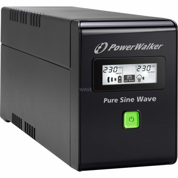PowerWalker VI 800 SW chránený kontakt CEE 7/3 (Typ F)