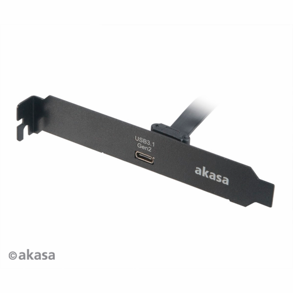 AKASA adaptér MB interní, USB 3.1, PCI závorka s Type-C k...