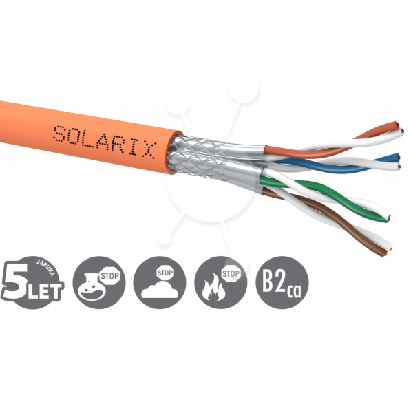 Instalační kabel Solarix CAT7A SSTP LSOHFR B2ca-s1,d1,a1 ...