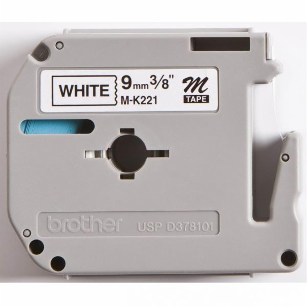 BROTHER Originální kazeta s páskou Brother M-K221BZ - čer...