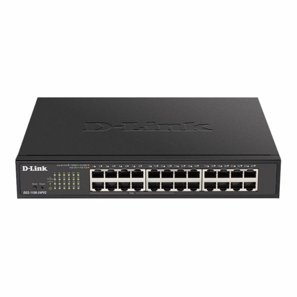 D-Link DGS-1100-24PV2 24-port Gigabit Smart switch, 12x G...