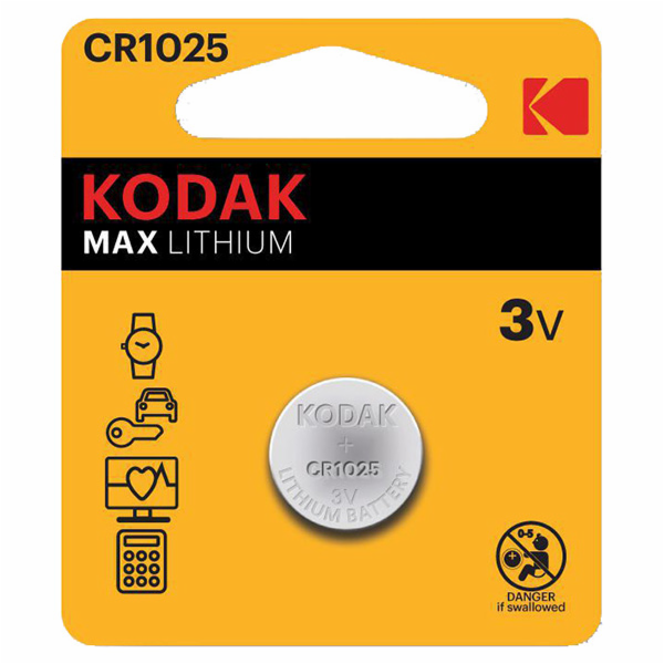 Baterie Kodak Max CR1025 2 ks.