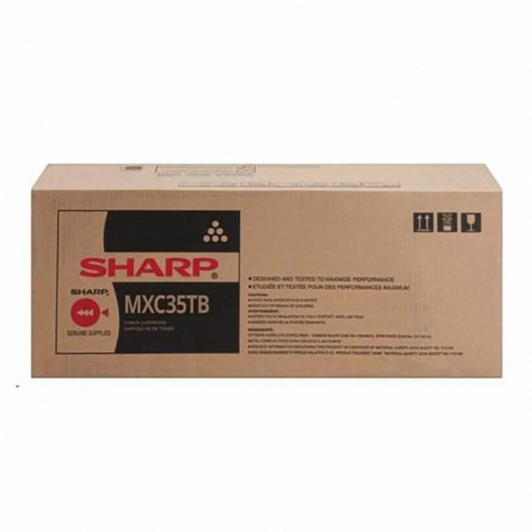 Toner Sharp Sharp originální toner MX-C35TB, černý, 9000s...