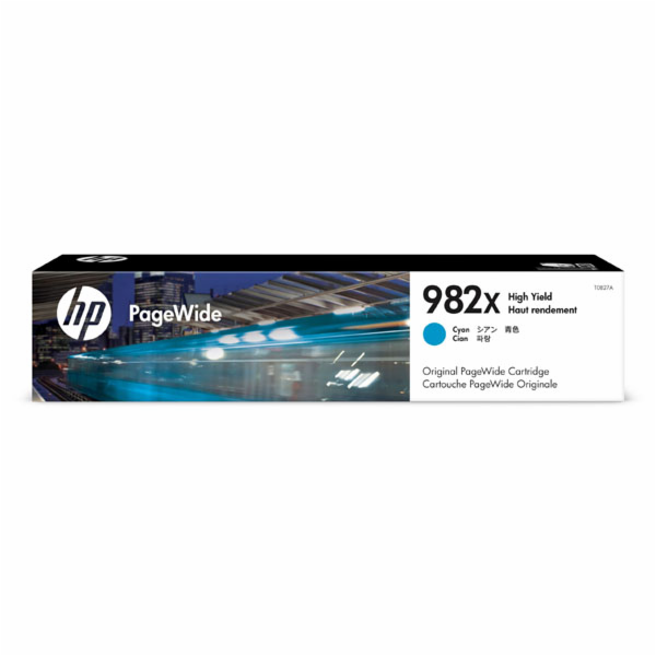 Inkoust HP azurový č. 982X (T0B27A)