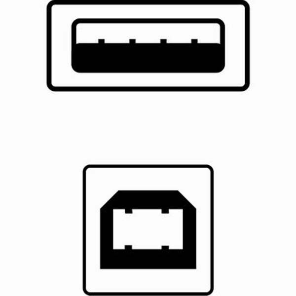 Logo USB kabel (2.0)  USB A samec - USB 