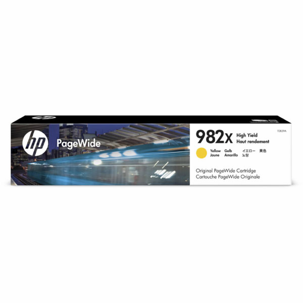 HP 982X High Yield Yellow Original PageWide inkoustová ka...