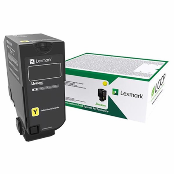 Originální toner Lexmark pro CS/X827, žlutý (73B20Y0)
