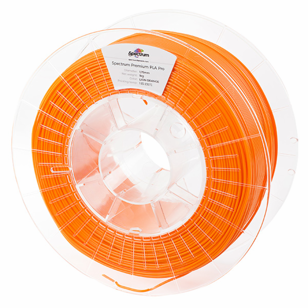 Spectrum Filament PLA Pro oranžová