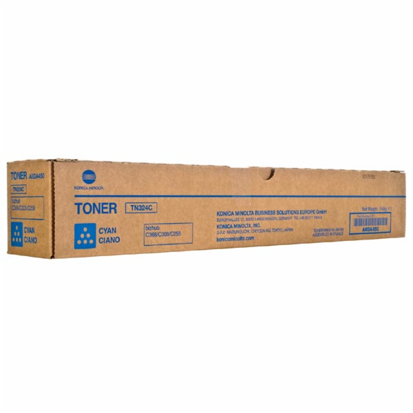 Konica Minolta TN324C Bizhub C258,C308,C368 azurová