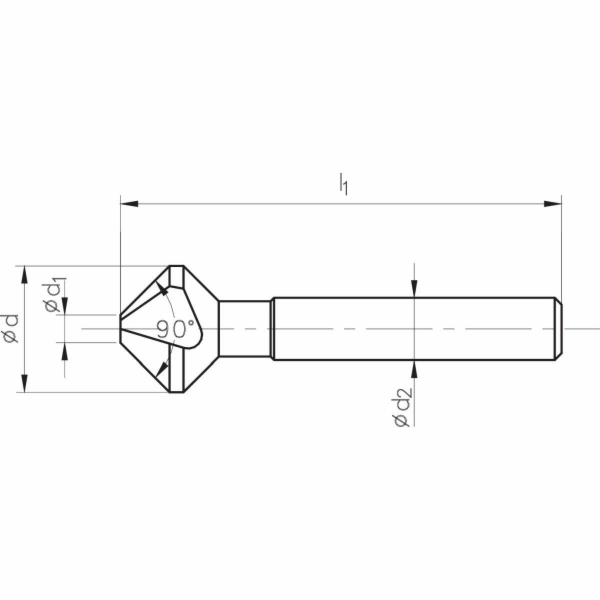 Fanar POGLEBIACZ DIN 335-C 90"*20,5 HSSE TICN