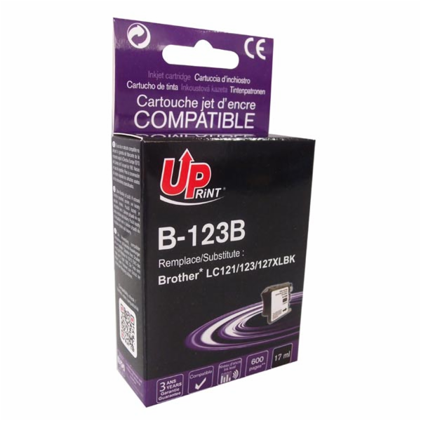 Inkoust UPrint B-123B / LC-123BK (černý)