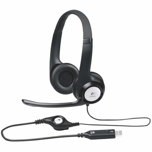 Logitech H390 sluchátka s mikrofonem (981-000406)
