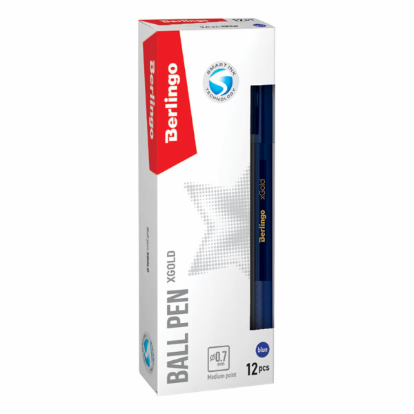 Berlingo Berlingo, kuličkové pero, modré, 12 ks, 0,7 mm, ...