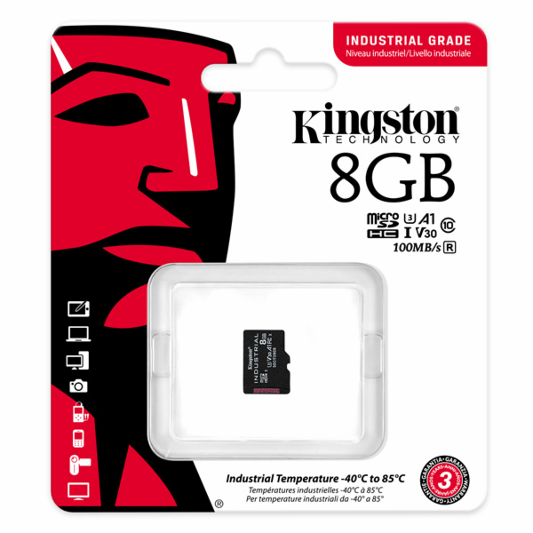 Industrial 8 GB microSDHC, Speicherkarte